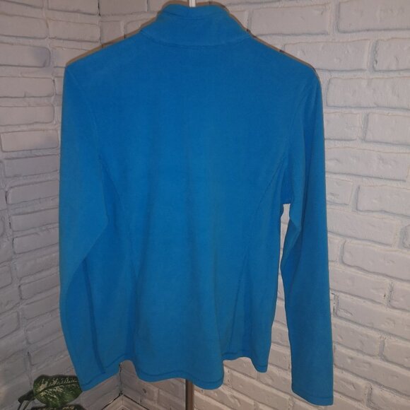 REI CO-OP Ladies Royal Blue 1/4 Zip Fleece Pullover - Picture 2 of 9
